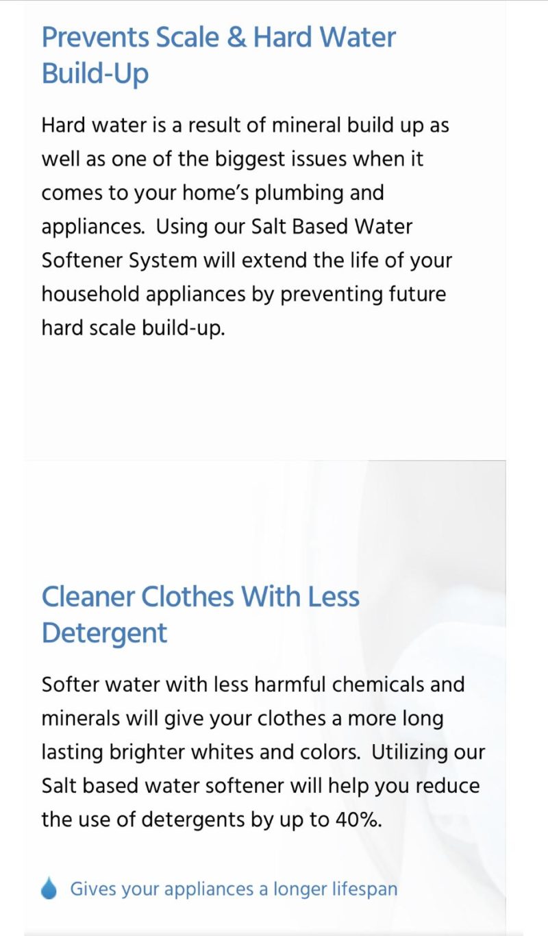Whole House Filtration with Salt Softener. 1 million gallons system